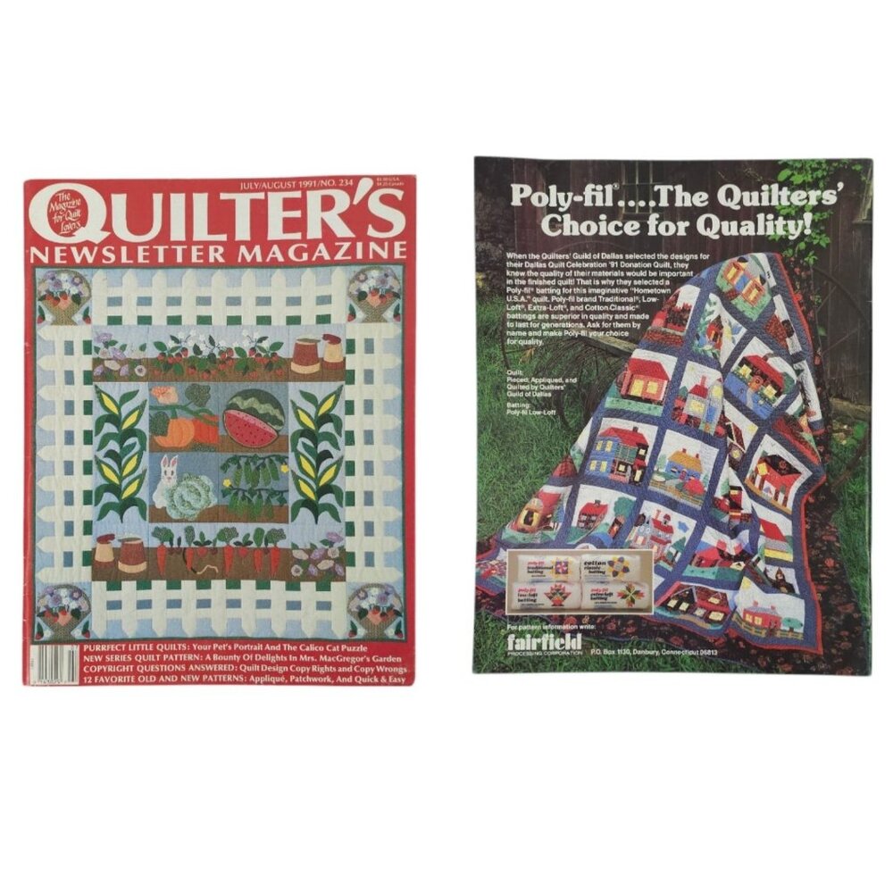 Quilters Newsletter Magazine Lot of 6 March April May June July/August 1983 1991 - Picture 8 of 10